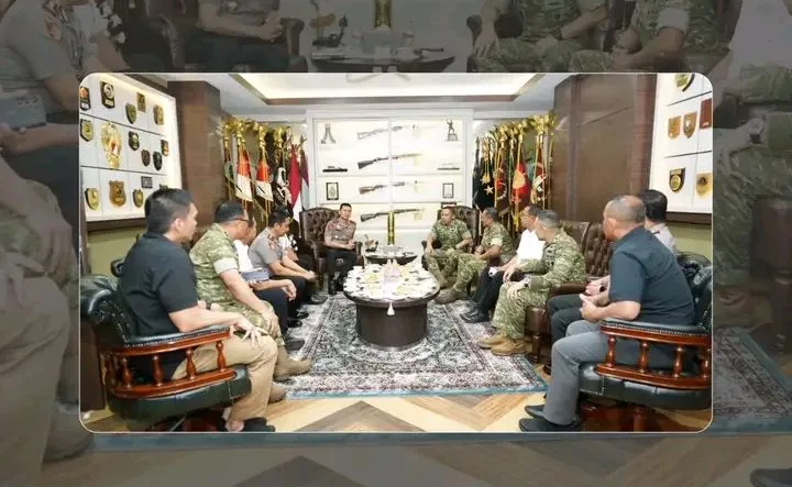 Pangdam Jaya Terima Kunjungan Silaturahmi Kapolda Metro Jaya, Perkuat Sinergi TNI-Polri