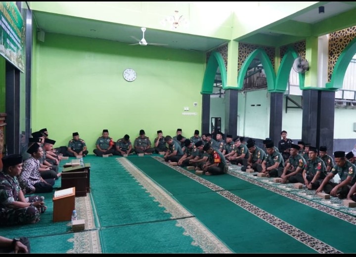 Peringatan Isra’ Mi’raj 1447 H: Kodim 0808/Blitar Fokus pada Pembentukan Prajurit Berkualitas untuk Indonesia Maju