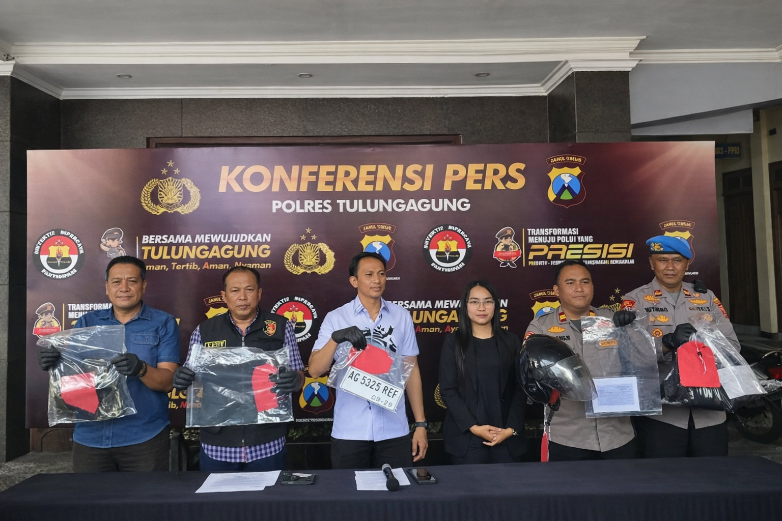 Ungkap Dua Kasus Jambret Beruntun, Polres Tulungagung Tangkap Pelaku di Karangrejo dan Campurdarat