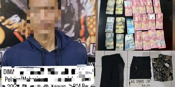 “DCS, Residivis Asal Trenggalek, Kembali Ditangkap Usai Bobol Toko Stiker di Tulungagung”