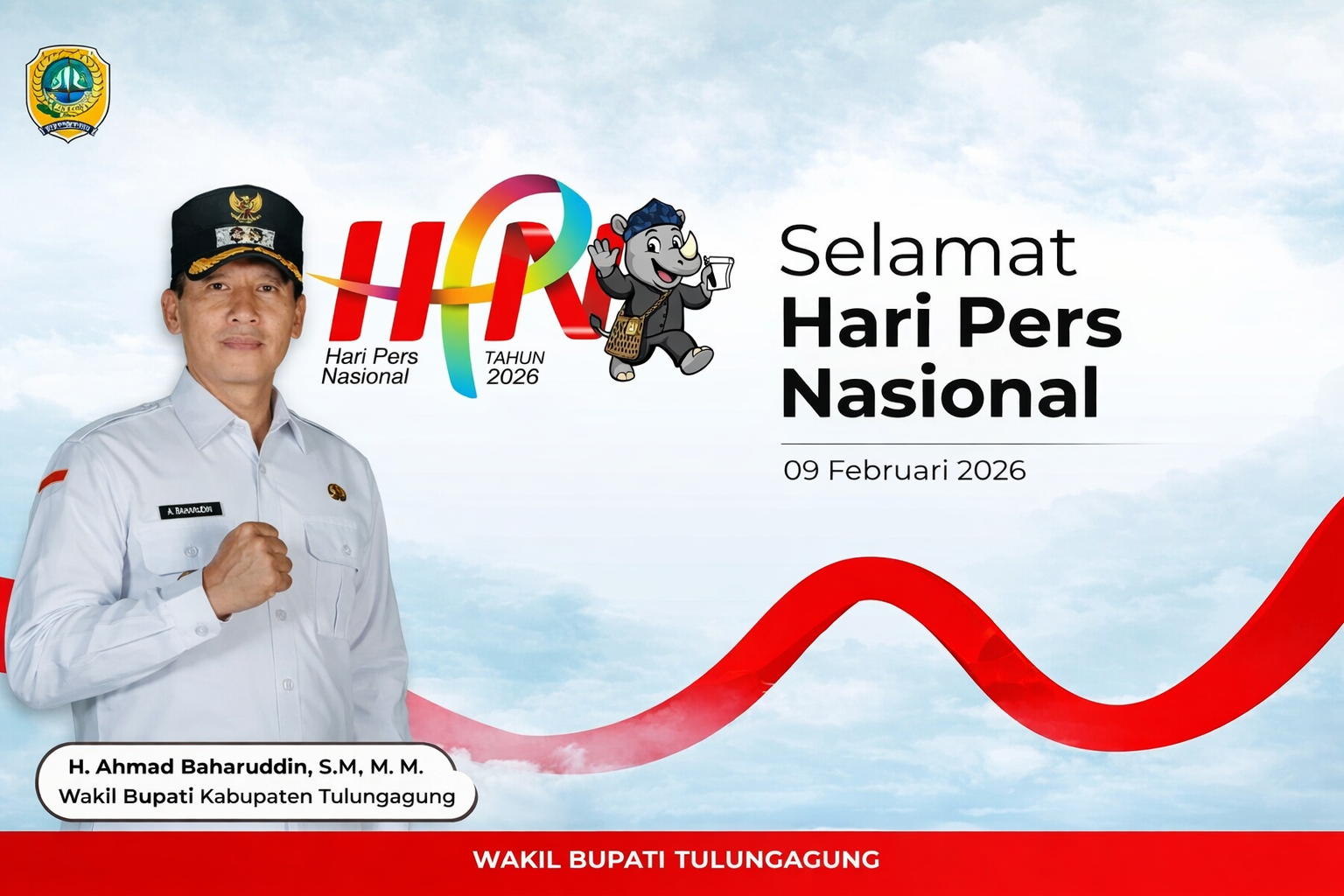 Menyambut Hari Pers Nasional, Wabup Menyampaikan Pesan Penting