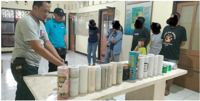 Polsek Campurdarat Amankan Bahan Petasan dan Balon Udara, Tindak Lanjut Pembinaan Anak-Anak Pelaku