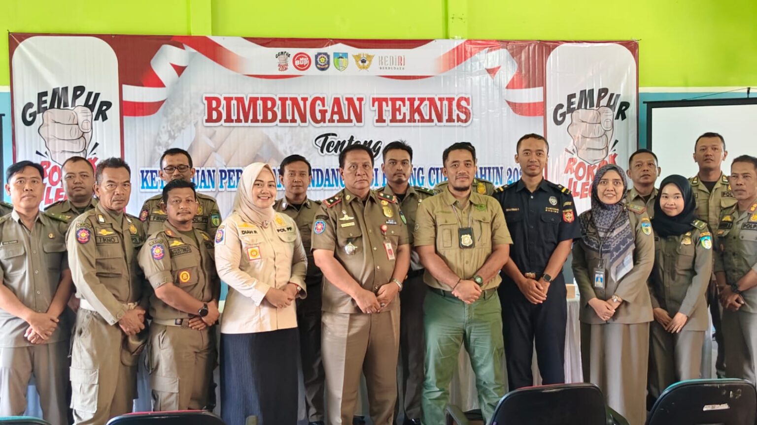 Satpol PP Kabupaten Kediri dan Bea Cukai Gelar Bimtek Perundang-undangan Cukai 2026