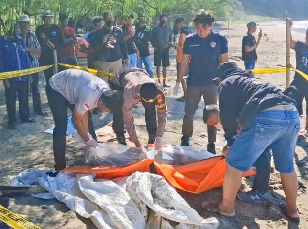 Mayat Perempuan Tanpa Identitas Ditemukan di Pantai Sine  Tulungagung