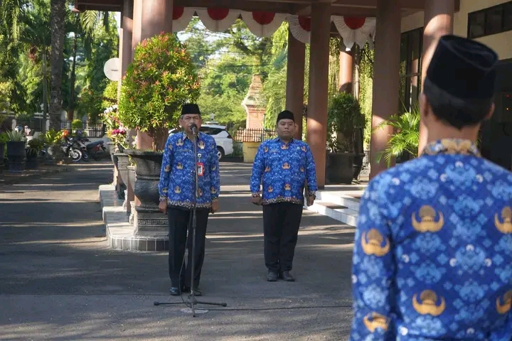 Pegawai Setda Trenggalek Peringati Hari Lahir Pancasila, Teguhkan Semangat Persatuan Bangsa