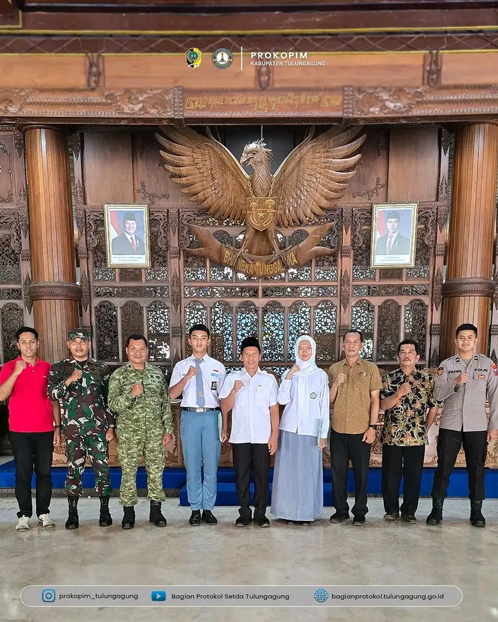 Dua Putra-Putri Terbaik Tulungagung Siap Berjuang di Seleksi Paskibraka Nasional 2026