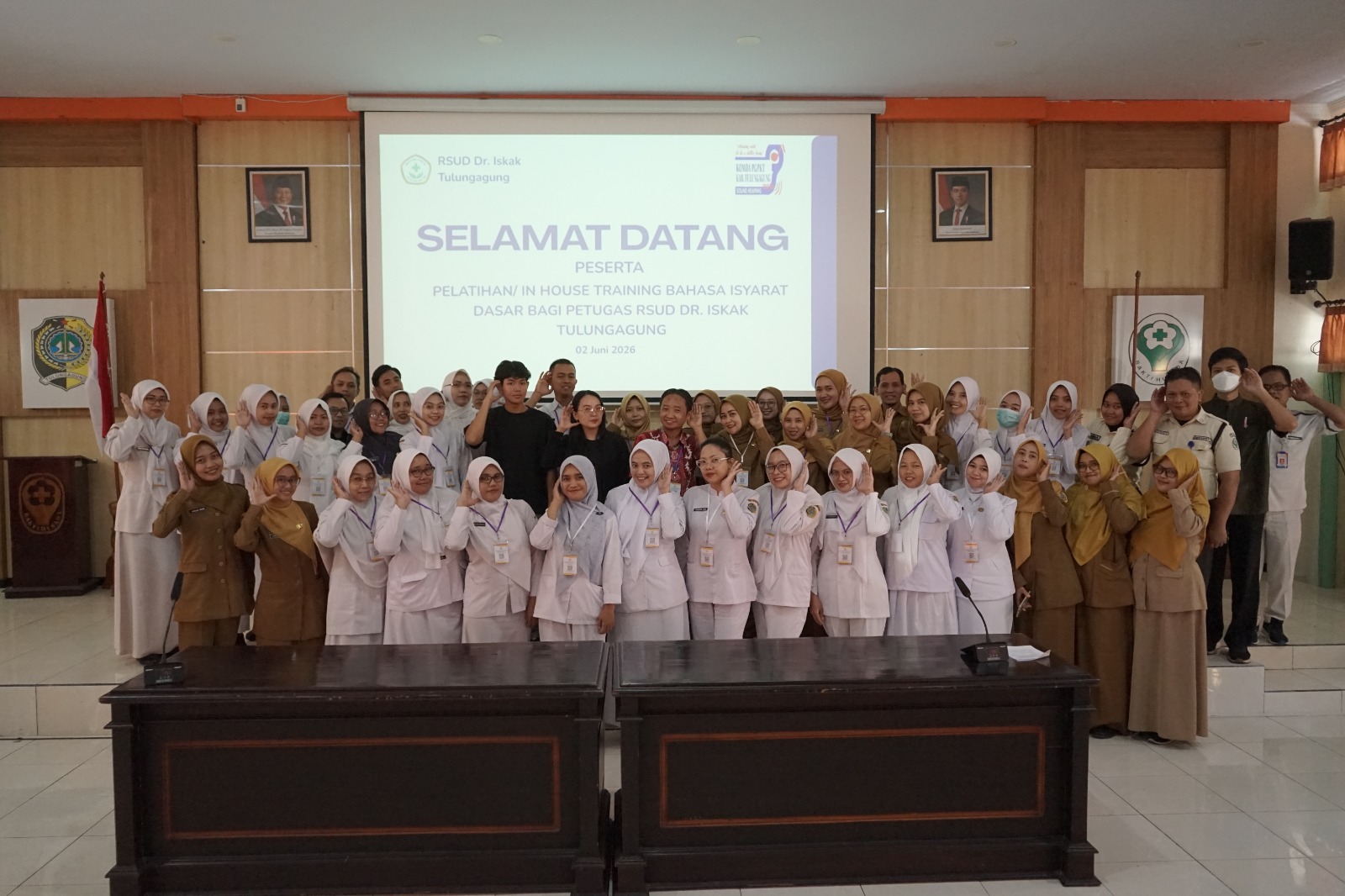 Wujudkan Pelayanan Inklusif, RSUD dr. Iskak Gelar Pelatihan Bahasa Isyarat bagi Tenaga Medis dan Non-Medis