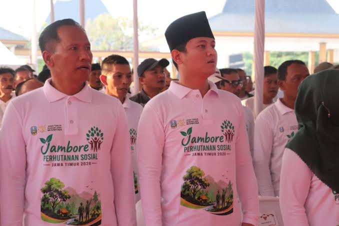 Hadiri Jambore Perhutanan Sosial Jatim 2026, Plt Bupati Tulungagung Apresiasi Prestasi KTH Sumber Lestari