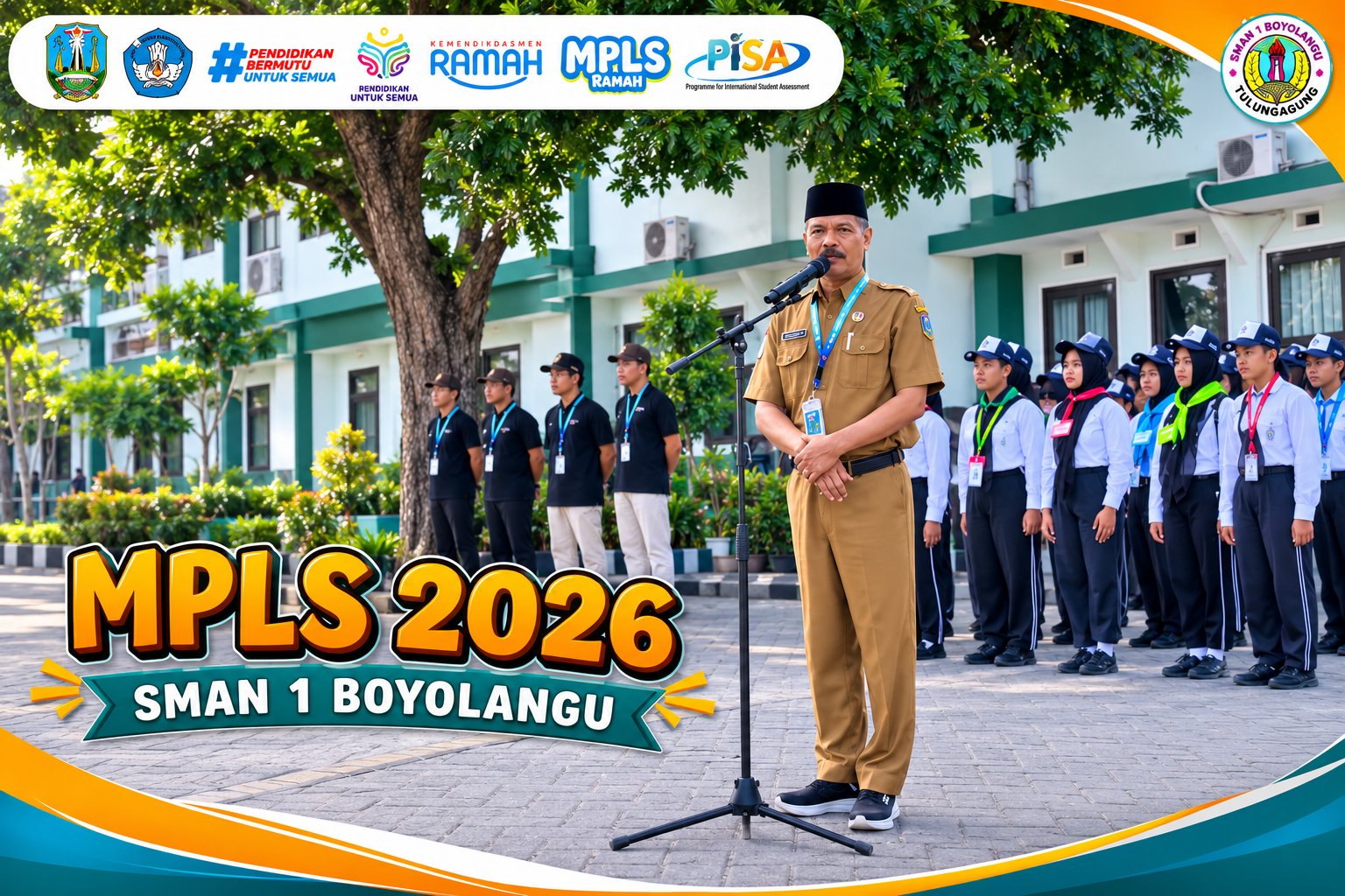 SMAN 1 Boyolangu Sambut Peserta Didik Baru Melalui MPLS Ramah Tahun Ajaran 2026/2027