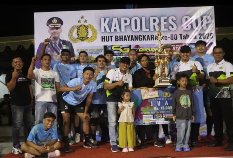 Kapolres Trenggalek Tutup Turnamen Bola Voli Kapolres Cup 2026, Dorong Lahirnya Atlet Berprestasi